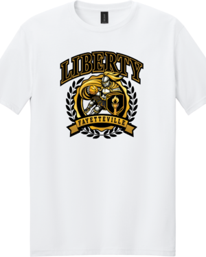Liberty Laurel Crest Championship Tee – White